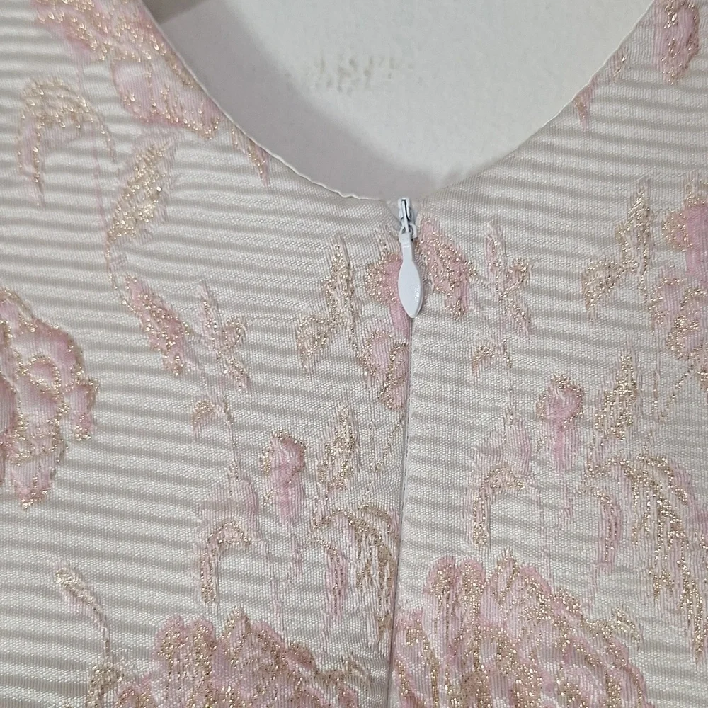 American Princess White and Pink Floral Dress